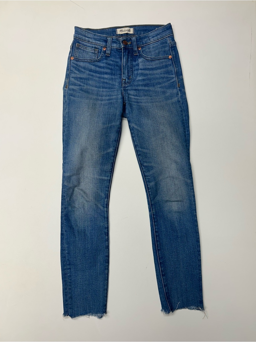 Madewell Skinny Jeans in Faded Blue Wash